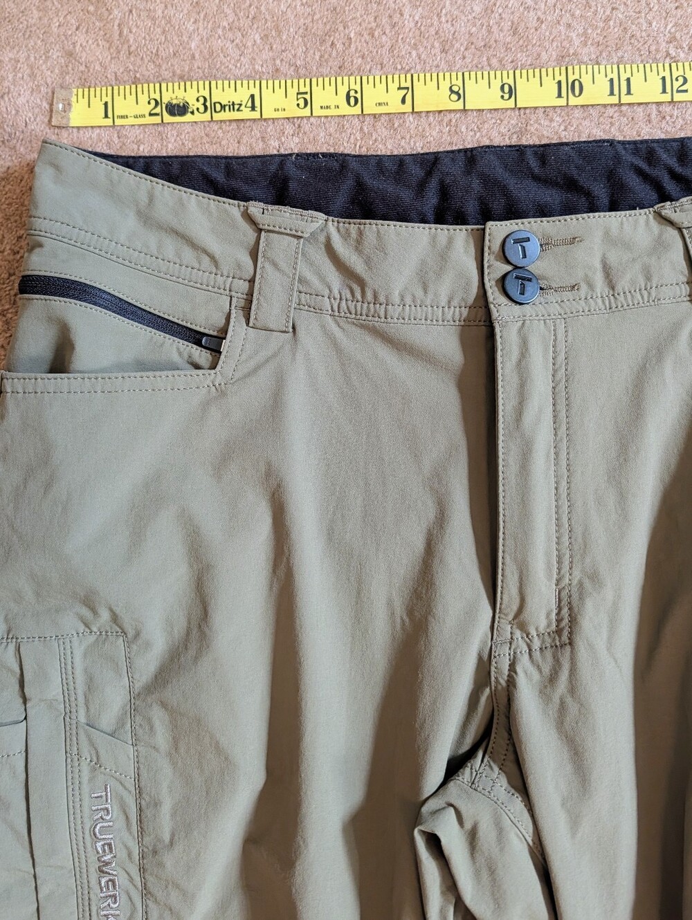 NWOT Truewerk T1 WerkPant Lightweight Quick Dry Moisture Wicking Olive 36x30 - Picture 2 of 9